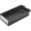 Kipp Grab Container, For Mounting Profile, Antistatic, Form:C, B=110, 6, L=200, H=40, Polyamide Black K1629.21110205